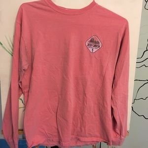 Long Sleeve Pink Comfort Colors Zion